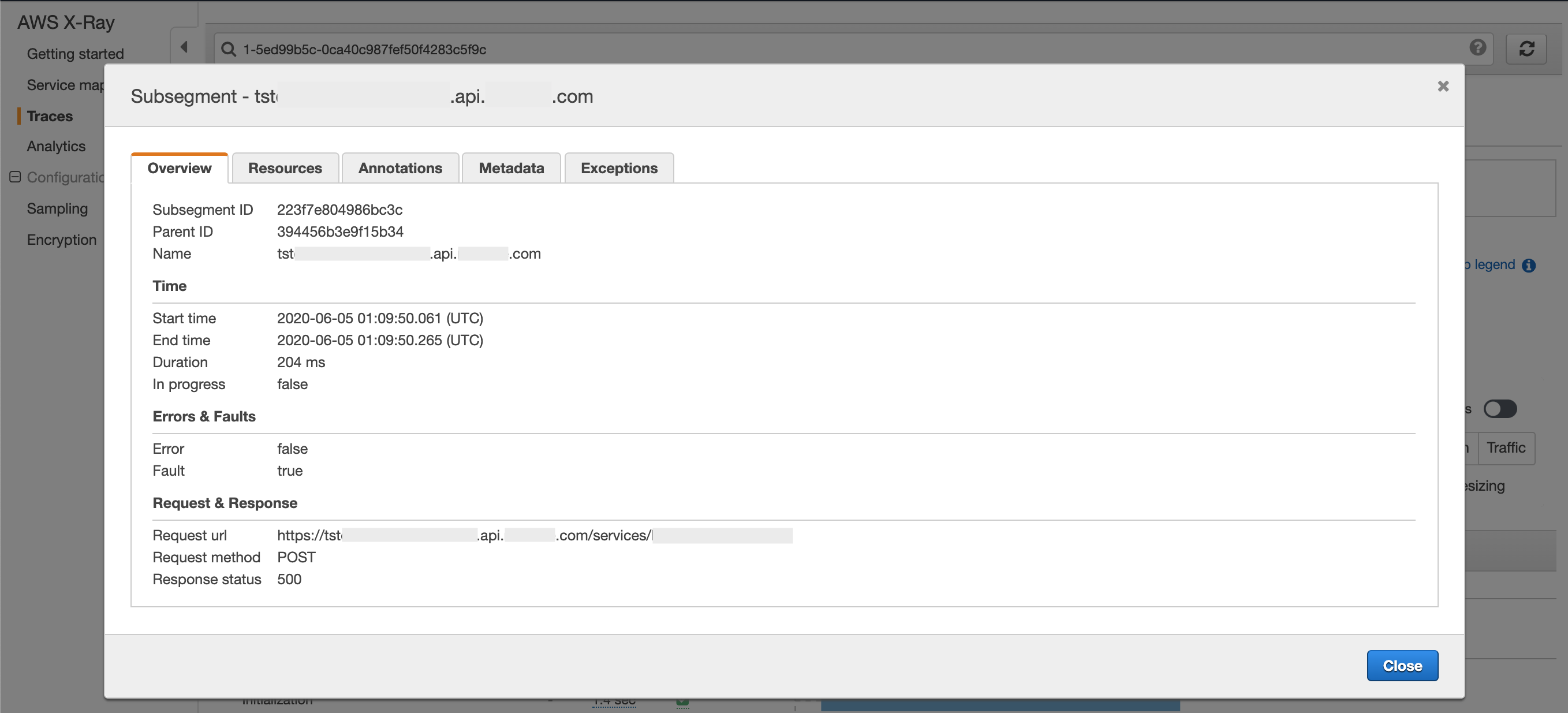X-Ray Overview Tab